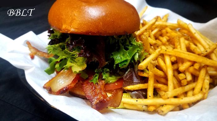 BBLT on Restaurant Menu at Three Sisters Tavern and Grill