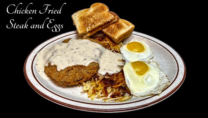 Huevos Rancheros on Breakfast Menu at Three Sisters Tavern and Grill