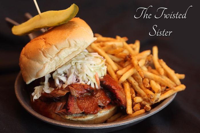 Marinated Smoked Brisket on Restaurant Menu at Three Sisters Tavern and Grill